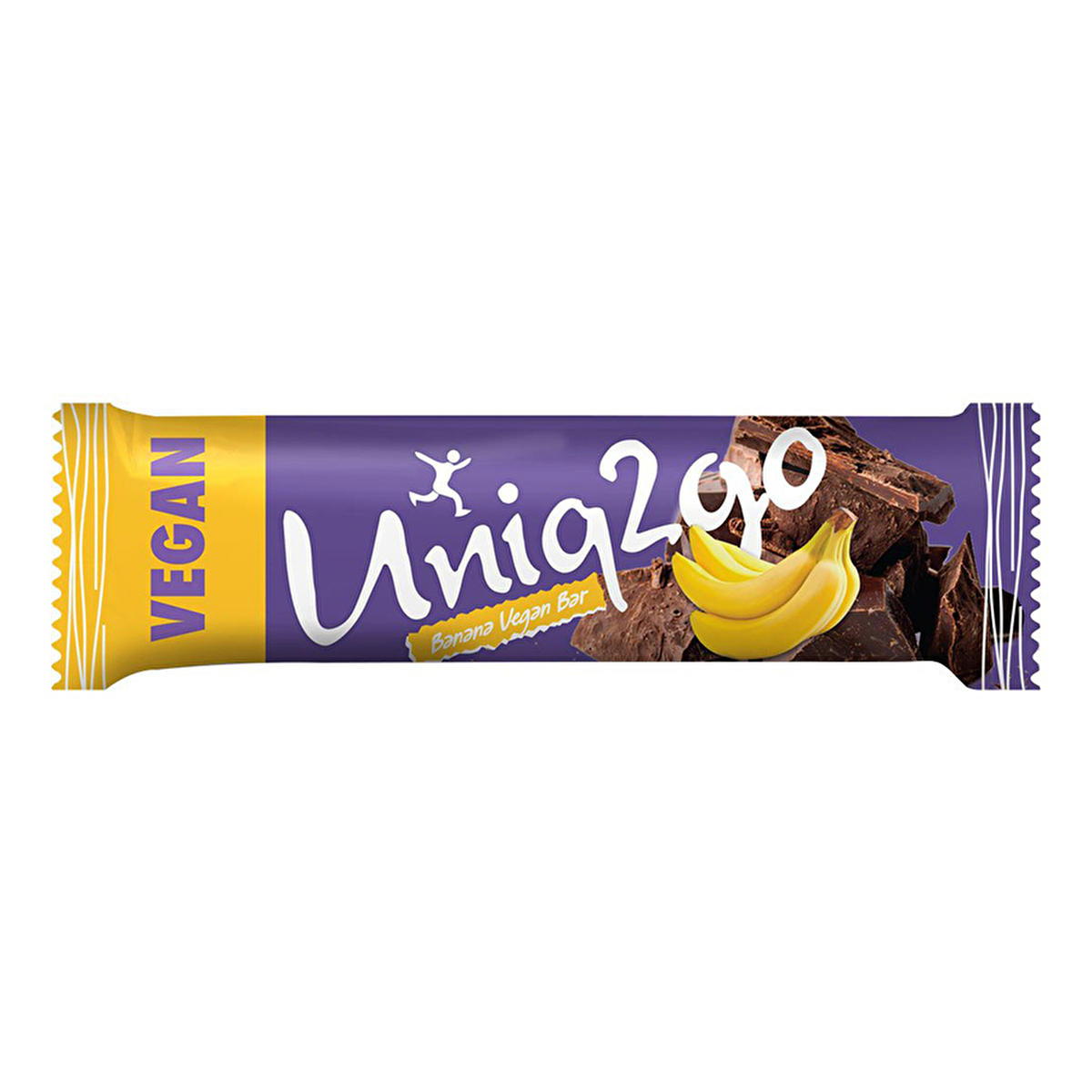 Uniq2go Muzlu ve Proteinli Vegan Bar 38 Gr - MUZ