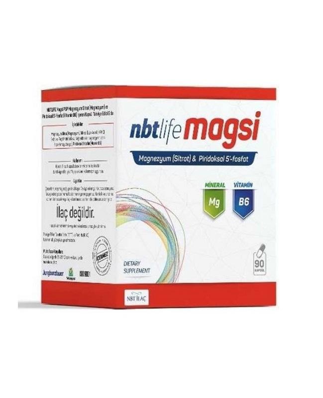 Nbt Lıfe Magsı Magnezyum Ve B6 Vıtamını 90 Kapsül