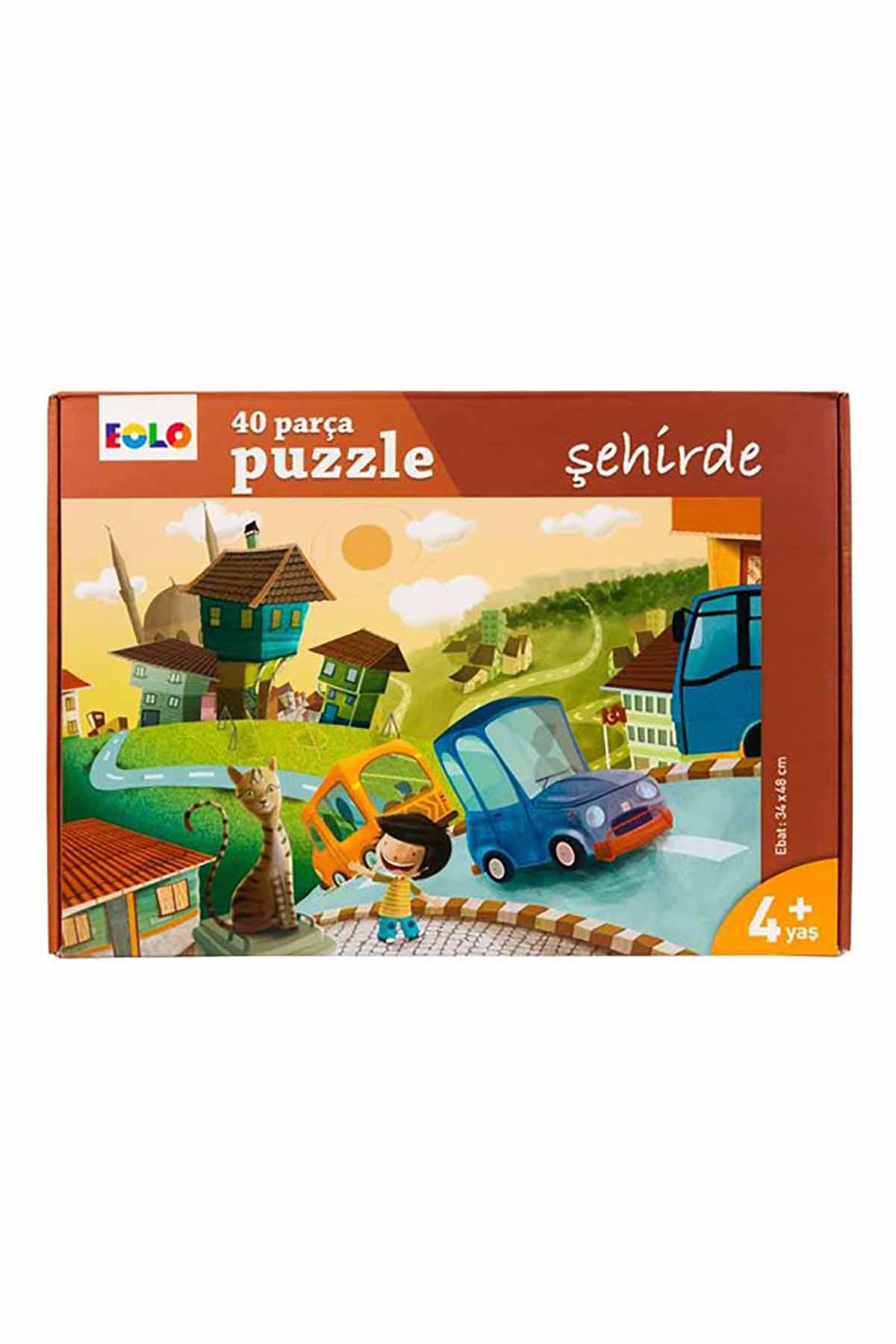 Eolo Yayıncılık Yaşam 40 Parça Çocuk Puzzle