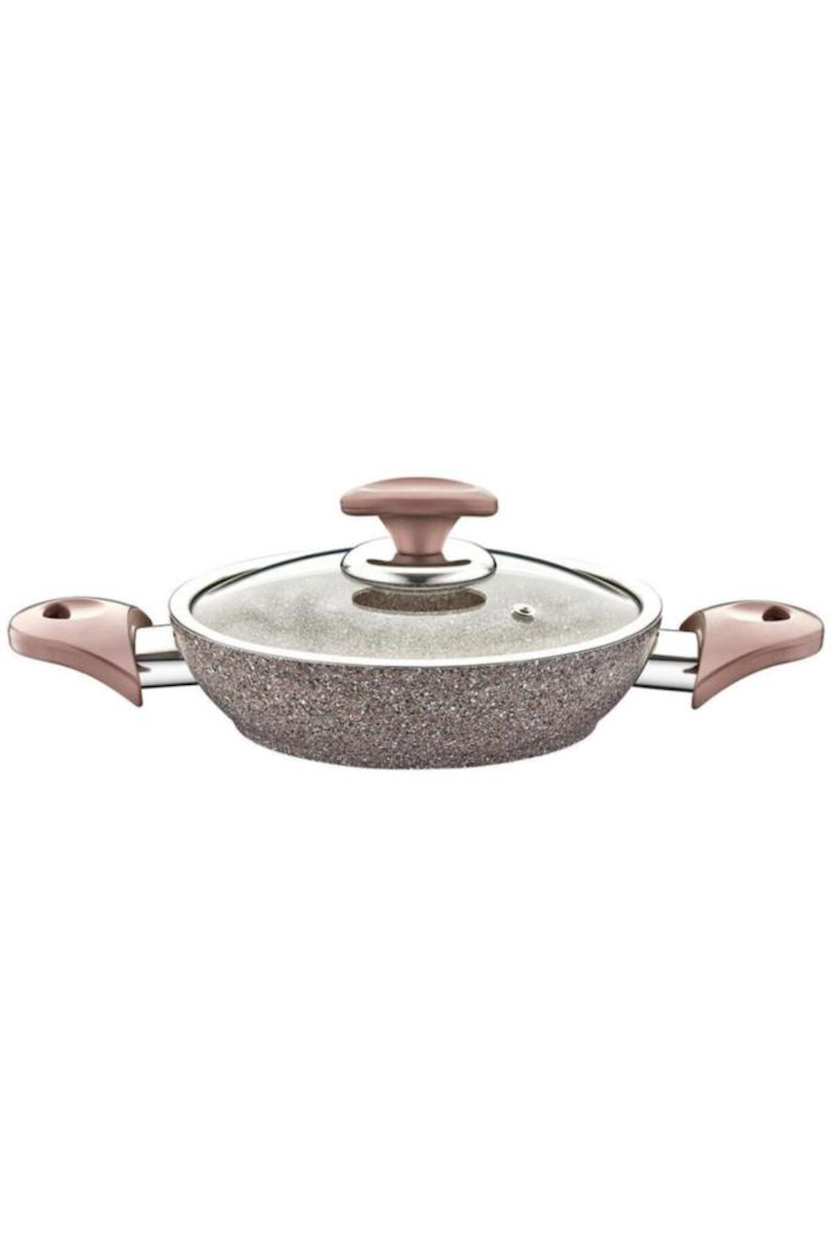 Oms 3214 2 Parça Granit Sahan Tava 22 Cm 1,5 Lt