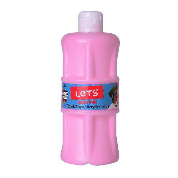 Lets L-5304 Akrilik Boya Pembe 500 Ml.