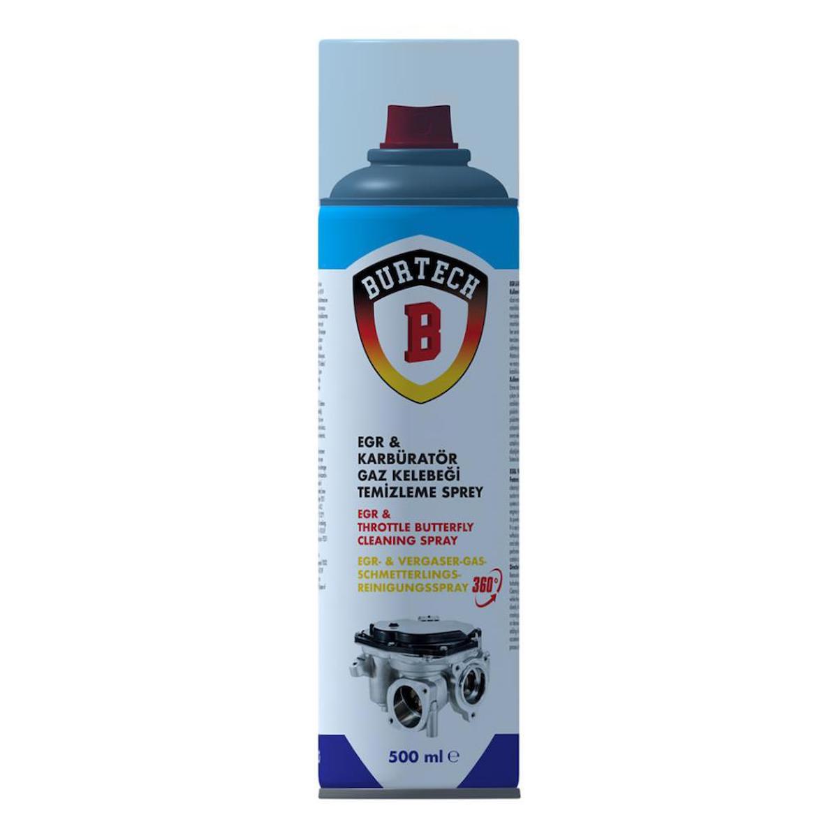 Burtech Egr Karbüratör Gaz Kelebeği Temizleyici Sprey 500 Ml