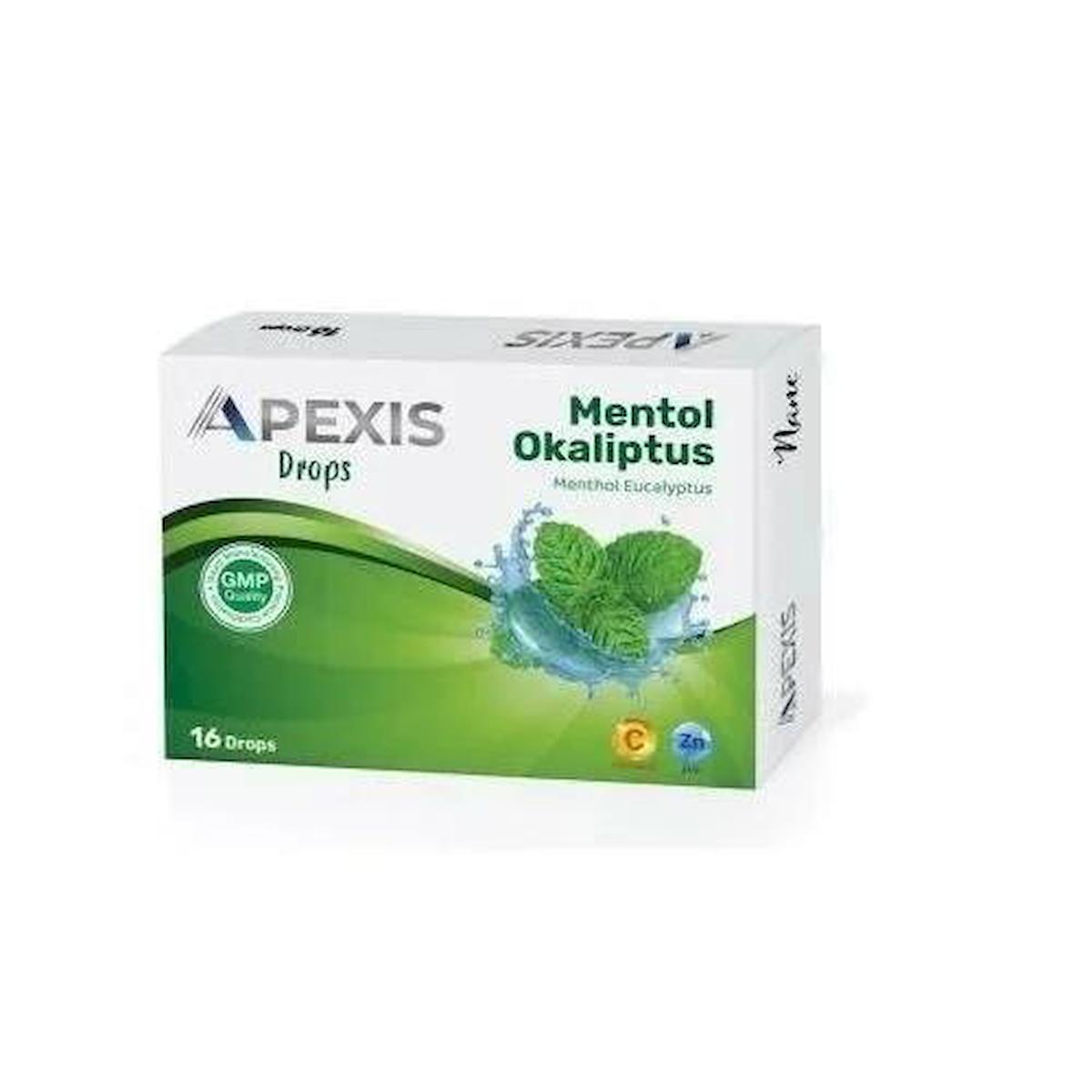 APEXİS DROPS MENTOL OKALİPTUS AROMALI