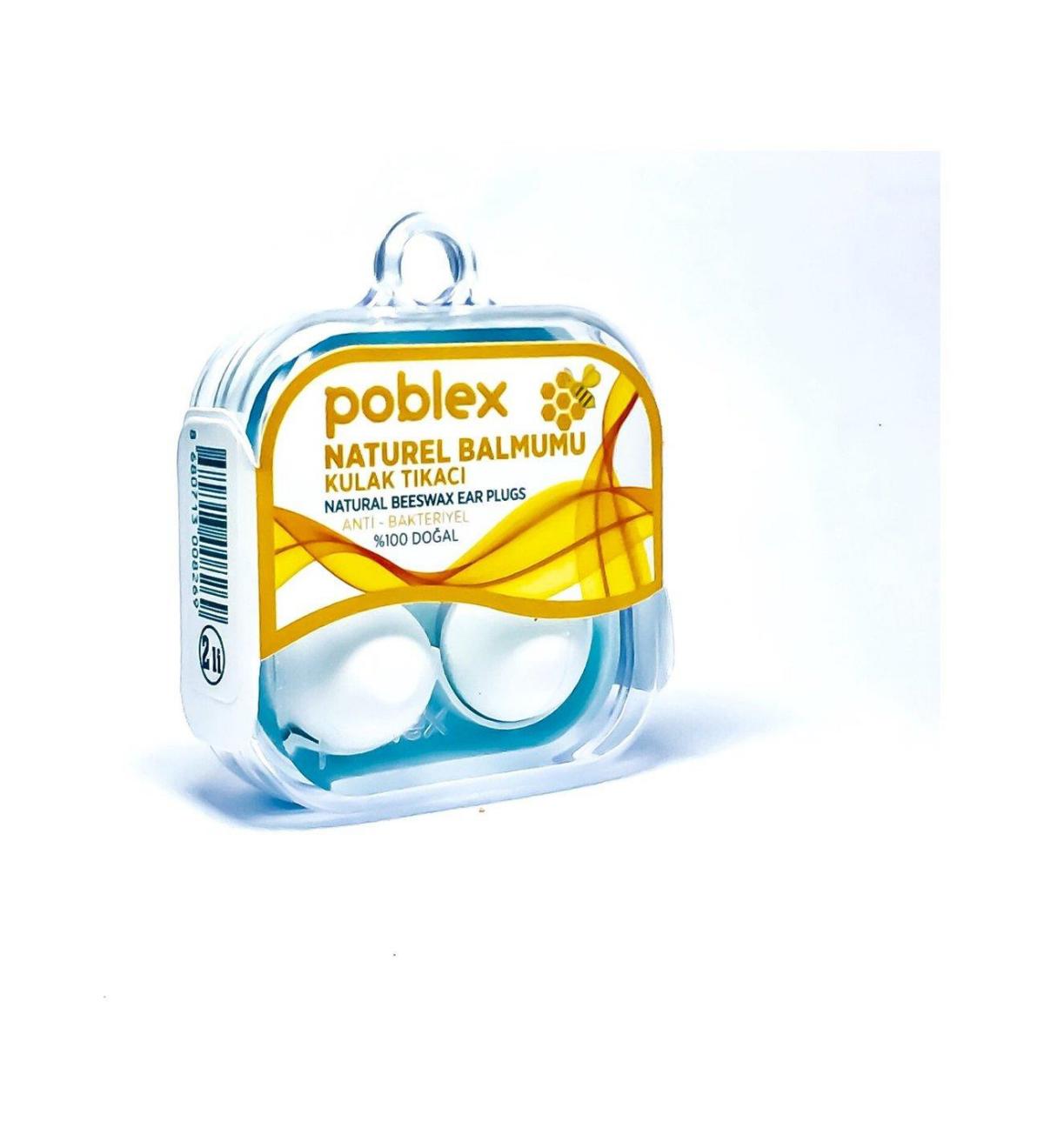 POBLEX NATUREL BALMUMU 2 Lİ KULAK TIKACI