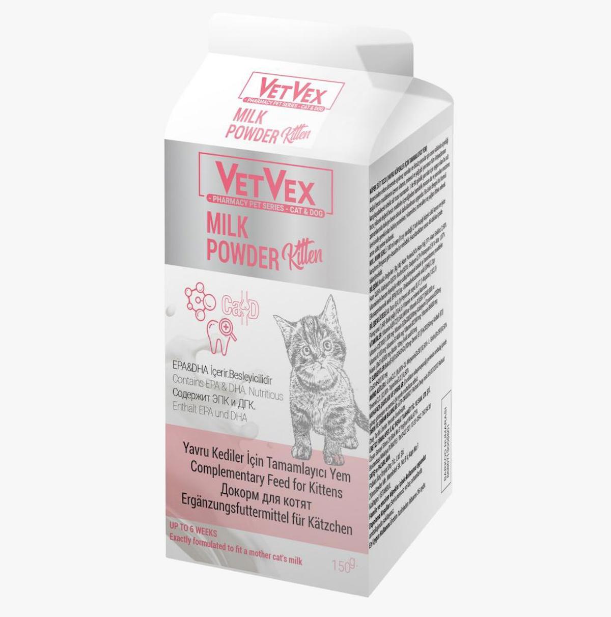 VETVEX YAVRU KEDİ İÇİN SÜT TOZU 150 GR