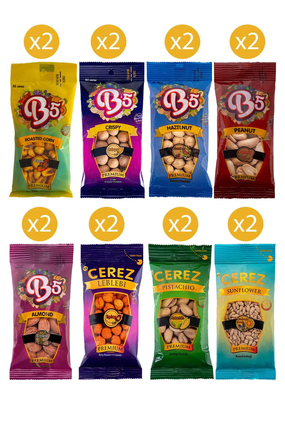 B5 Cerez 16'lı Karışık - Hepsi Bir Arada 550 gr