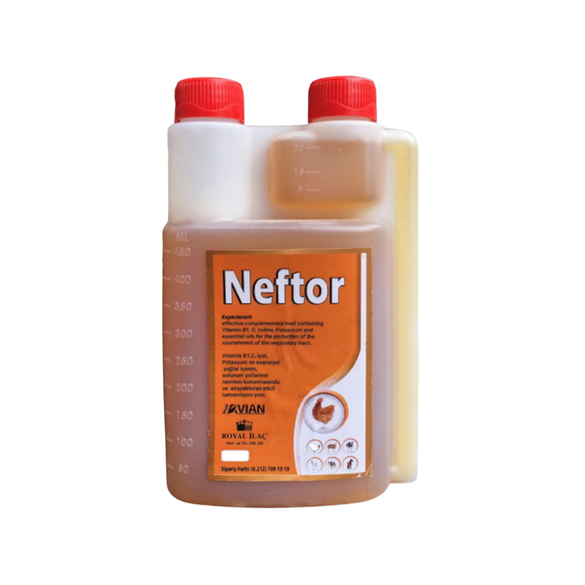 Royal İlaç Neftor 500 Ml.  Hırıltı ve Nefes Ürünü 