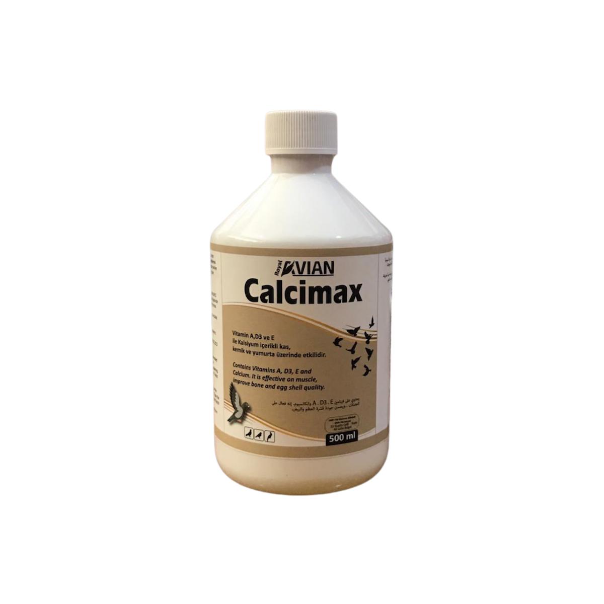 Royal İlaç Calcimax 500 Ml. Kafes Kuşlarında Kabuk Ve Fosfor Desteği