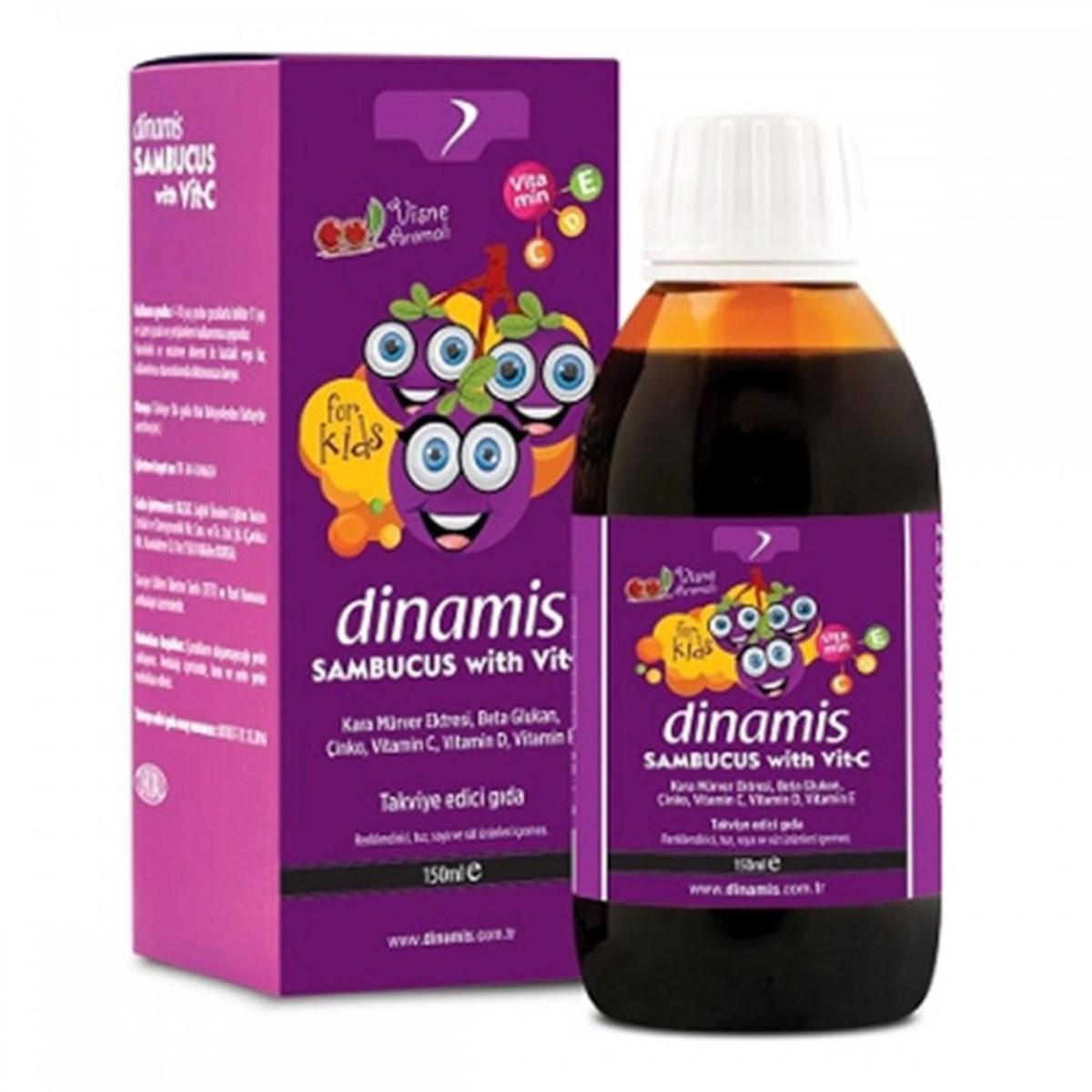 Dinamis Sambucus with Vit-C Şurup 150 ml SKT 09-2021