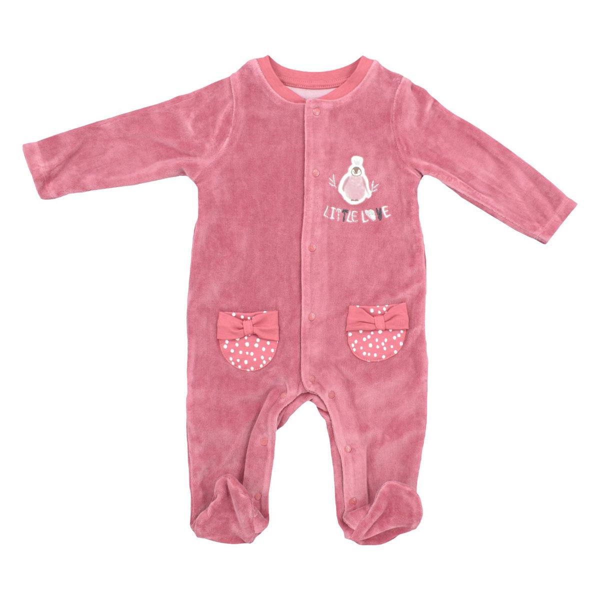 Biorganic Little Love Kadife Bebek Tulumu 60638