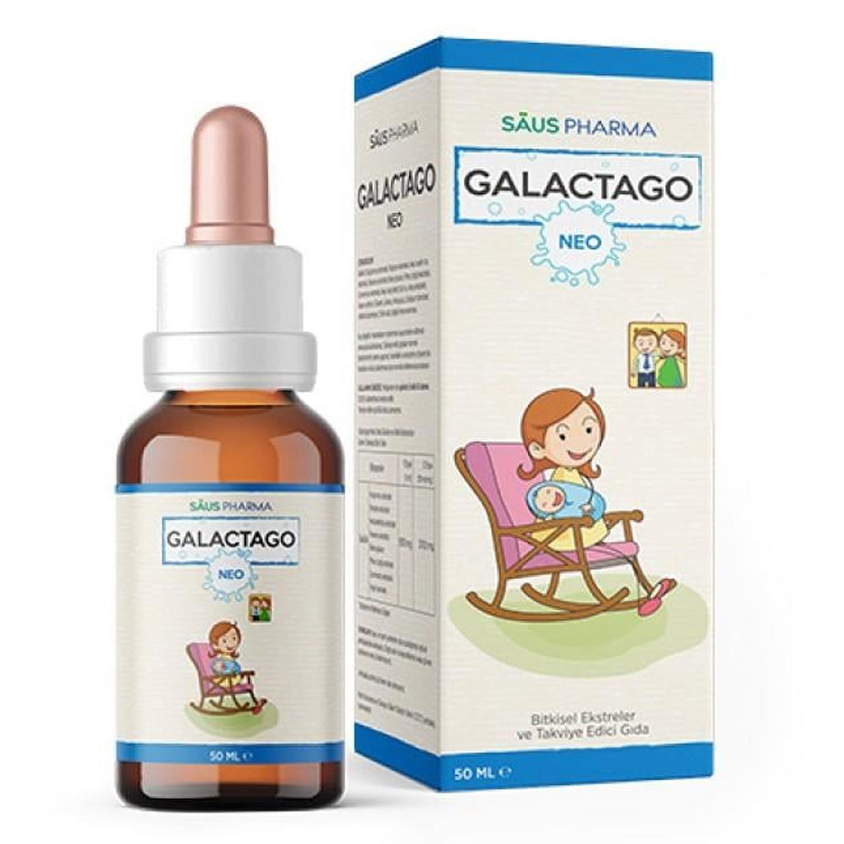 Galactago Neo Emziren Anneler İçin Bitkisel Damla 50 ml