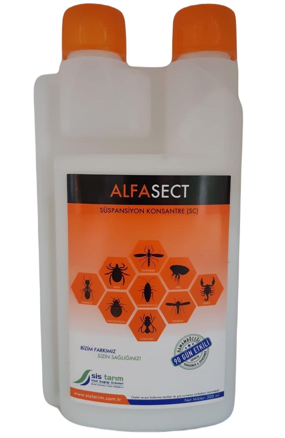 AlfaSect SC Konsantre Genel Haşere İlacı 500 ml