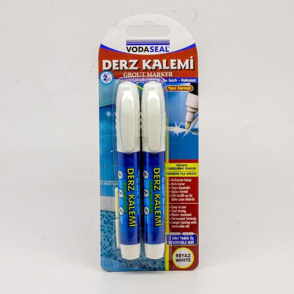 DERZ KALEMİ 2 Lİ BEYAZ VODASEAL