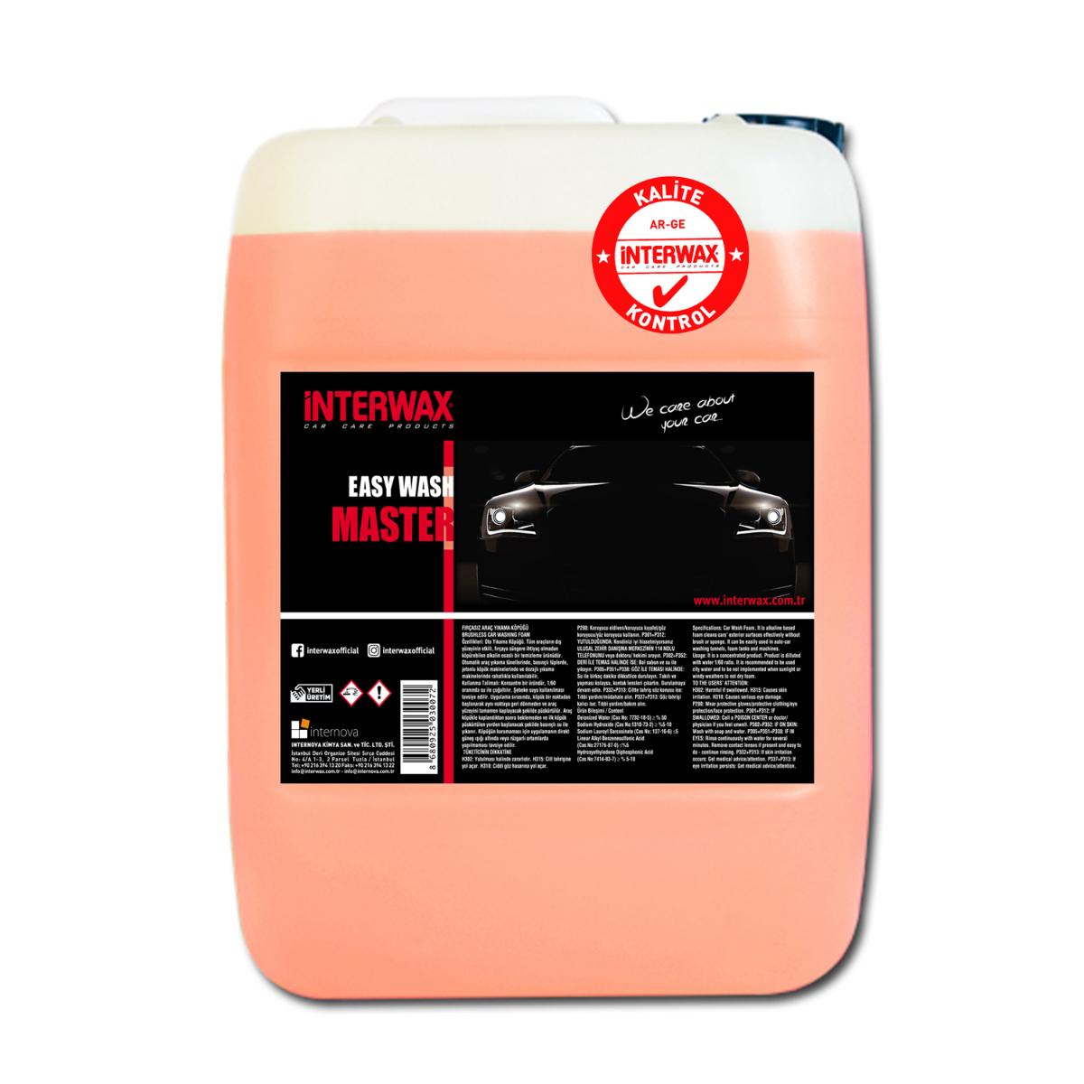 INTERWAX EASY WASH MASTER OTO YIKAMA KÖPÜĞÜ 25 KG