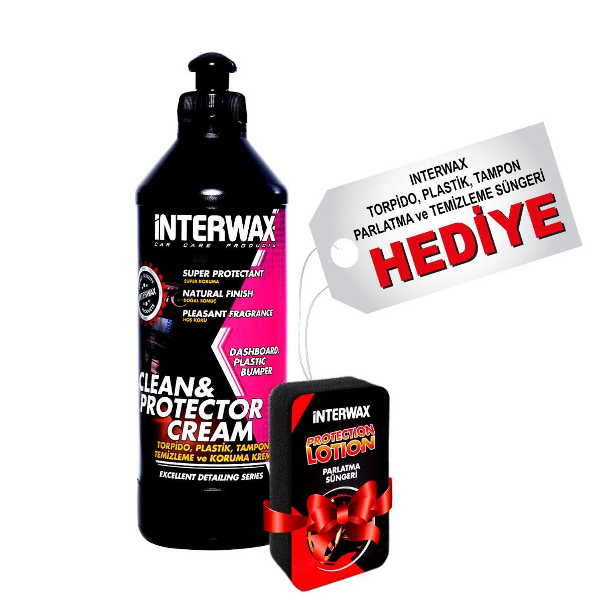 INTERWAX TORPİDO PARLATICI VE BAKIM KREMİ 500 ML