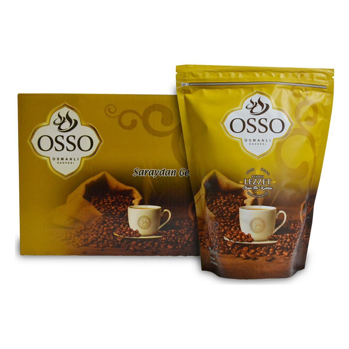 Osso Aromalı Öğütülmüş Osmanlı Türk Kahvesi 24x200 gr 