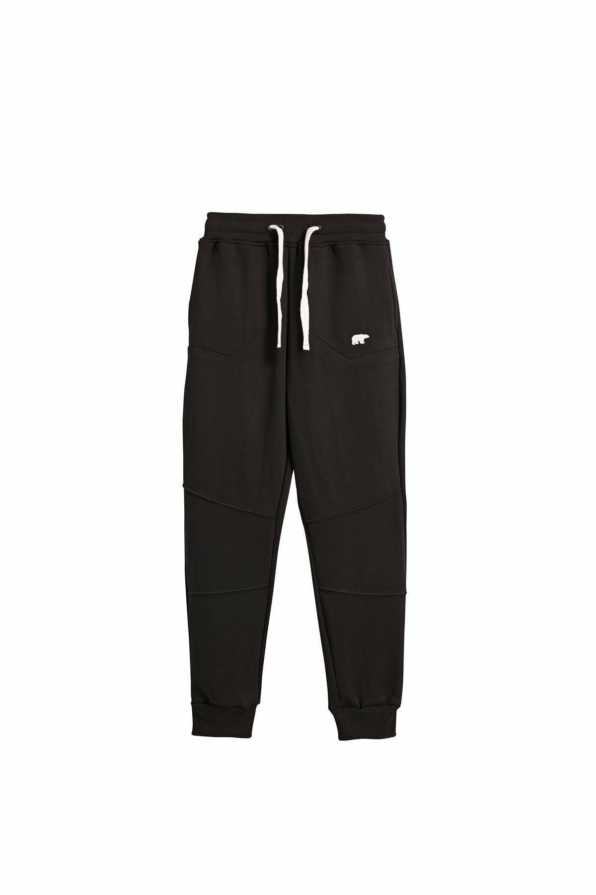 Less Plain Sweatpants Kids Siyah Çocuk Eşofman Altı