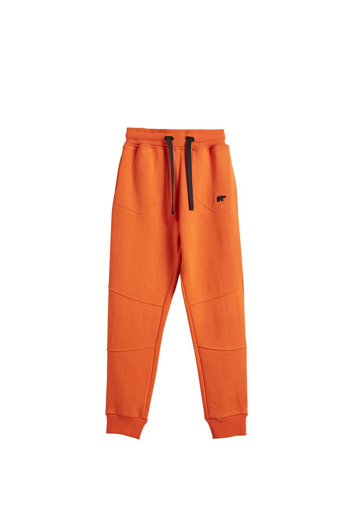 Less Plain Sweatpants Kids Turuncu Çocuk Eşofman Altı