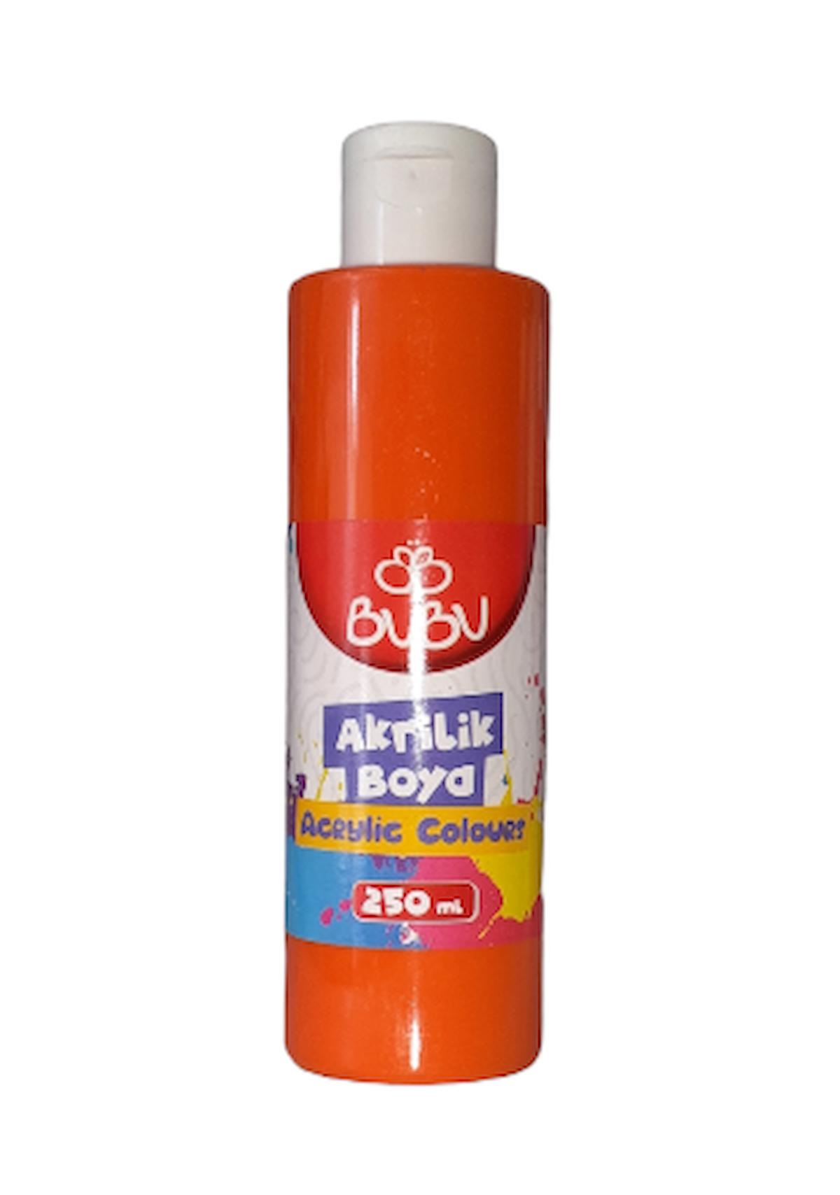 BU-BU AKRİLİK BOYA 250 GR. TURUNCU