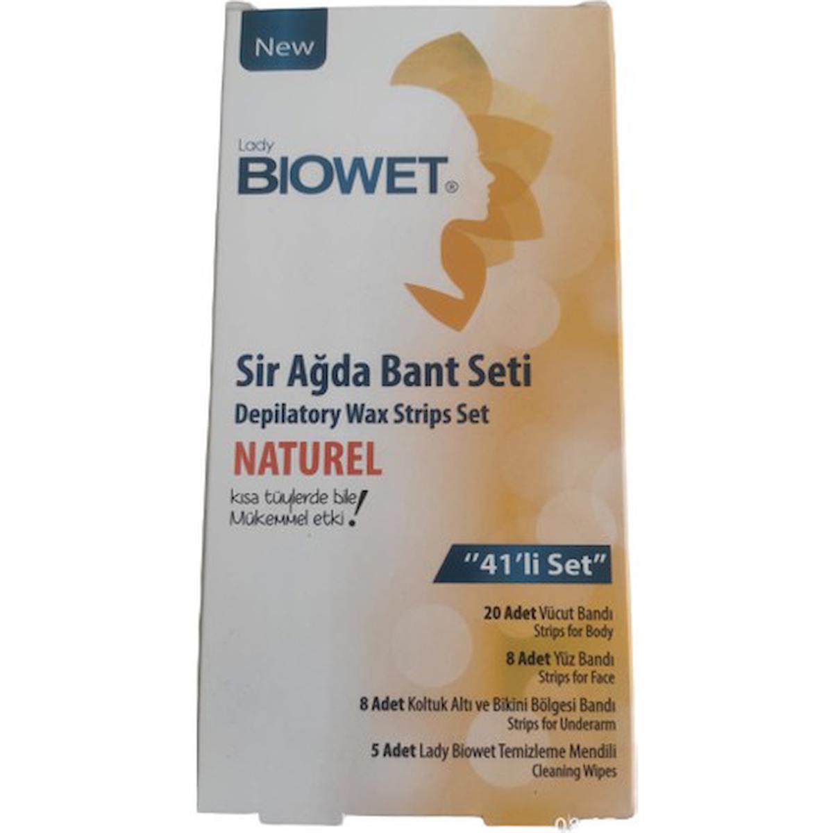 Bioweet Bıowet Naturel 41Lİ Set Sir Ağda Bant Setı