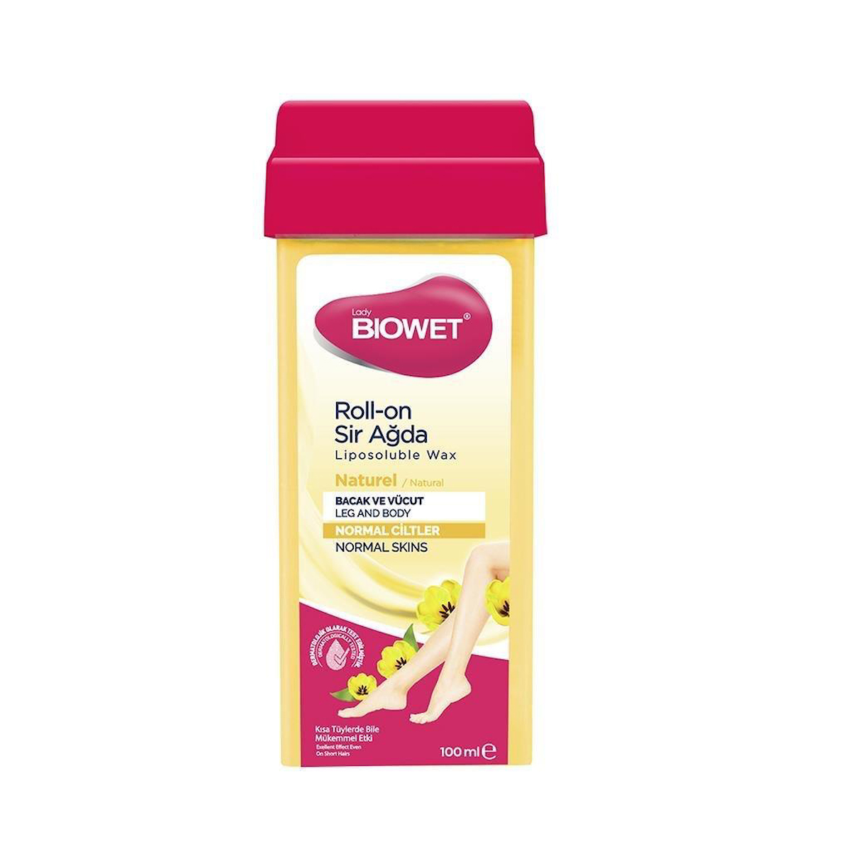 Biowet Roll On Sir Ağda Normal Ciltler İçin Naturel 100 ml