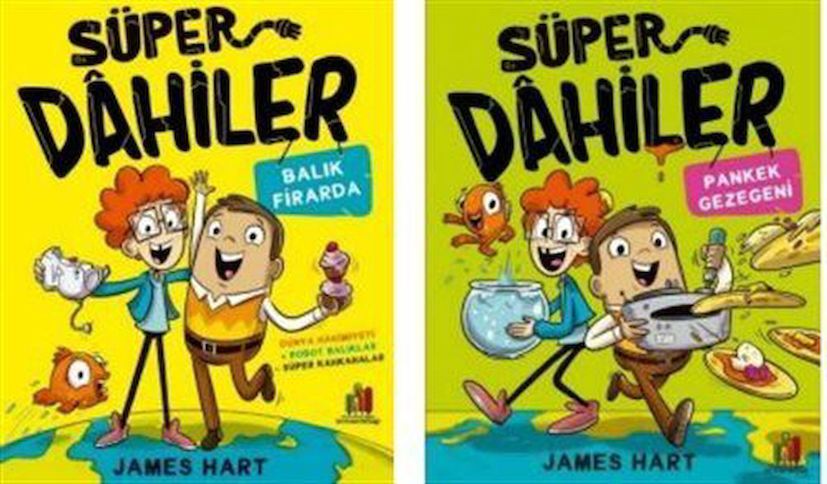 Süper Dahiler Kahkaha Seti (2 Kitap) / James Hart