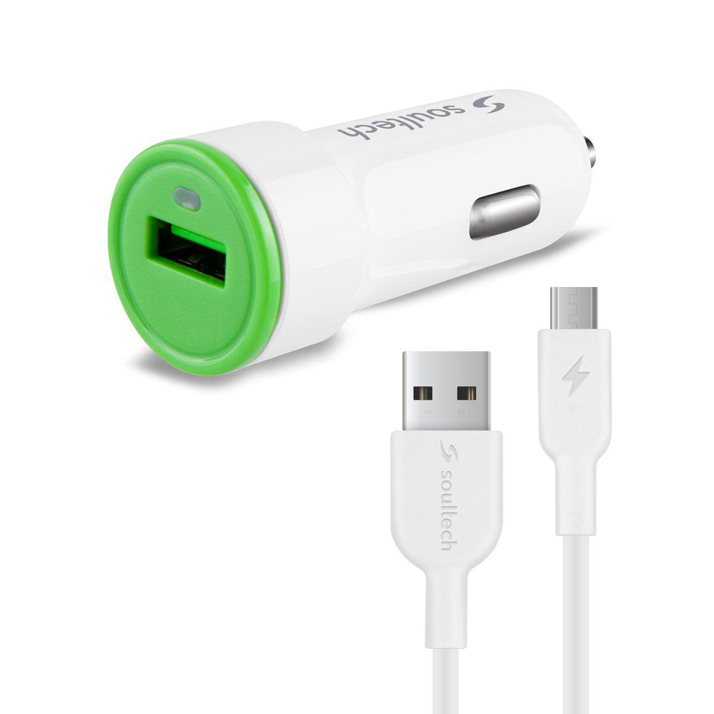 Soultech 3.1A Micro Comfort 2 USB Araç Şarjı + Usb Kablo -  SC344B