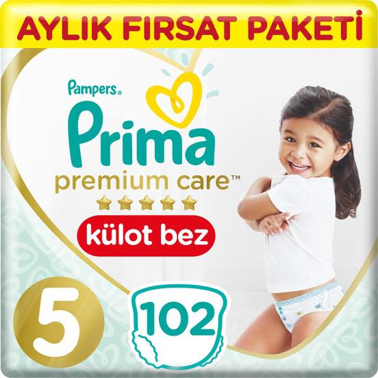 Prima Premium Care Külot Bebek Bezi 5 Beden 12-17 Kg 102'li