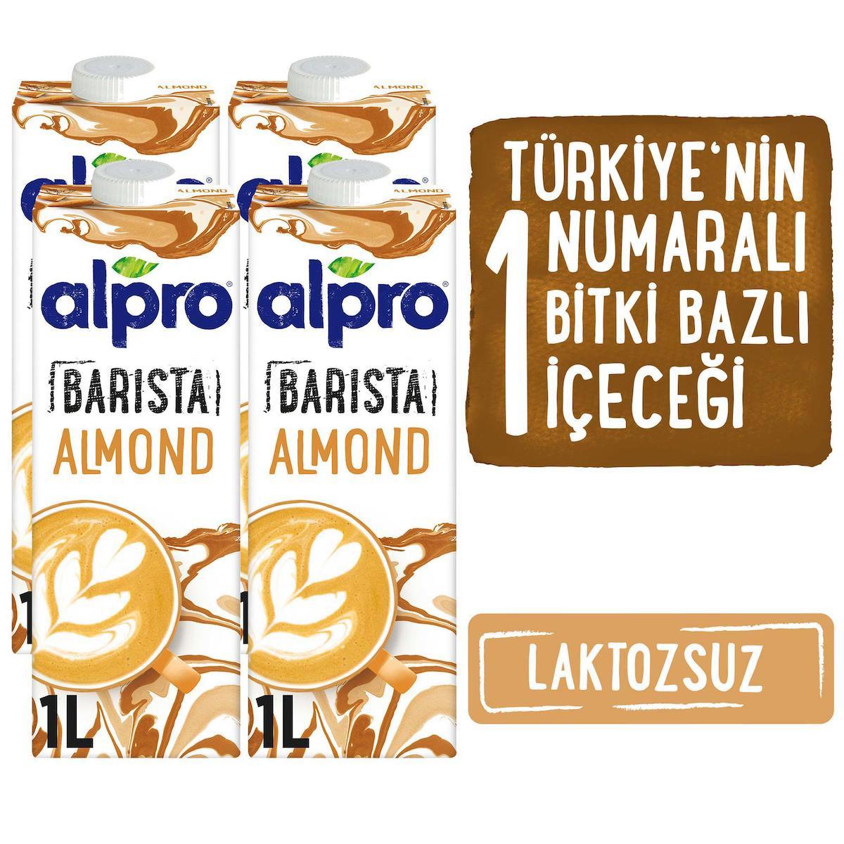 Alpro Barista Badem Sütü 4x1L