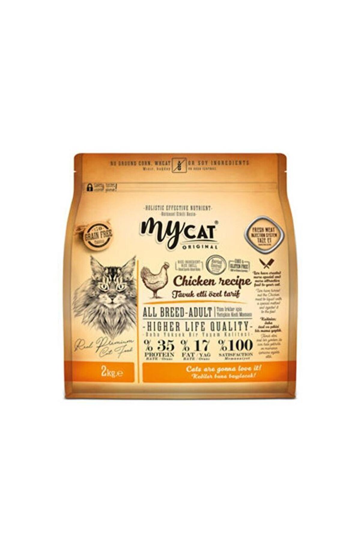 Mycat Adult Tavuklu Kedi Maması 2 kg