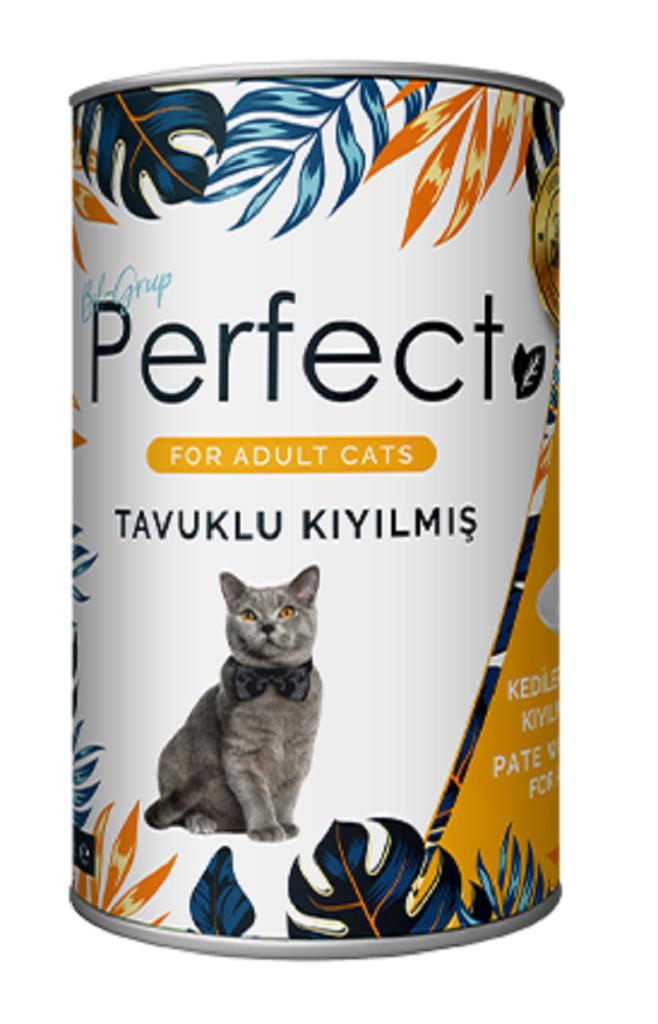 Perfect Chicken Ezme Tavuk Eti Kıyılmış Yetişkin Kedi Konservesi 400 Gr