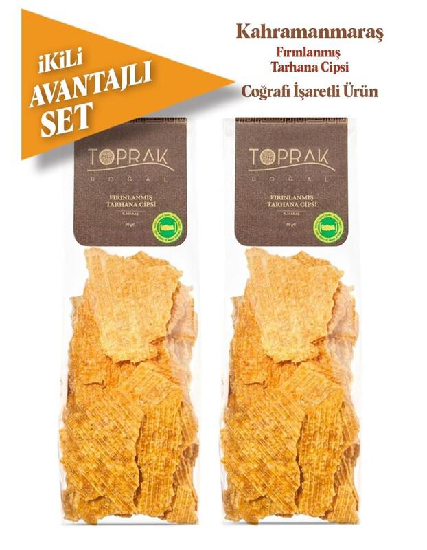 Toprak Doğal Fırınlanmış Cipsi 2X80 Gr 