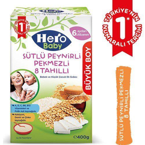 HEROBABY KŞ 400GR SÜTLÜ PEY PEKMEZ 8 TAHILLI