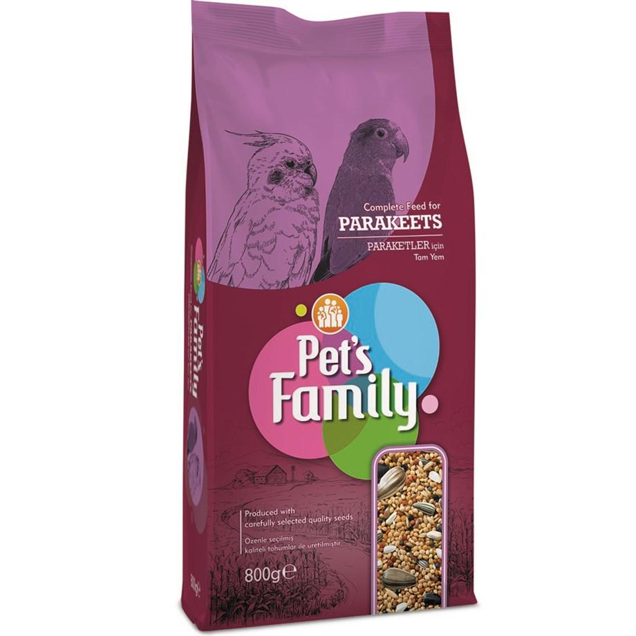 Pets Family Sade 800 Gr Paraket Yemi 