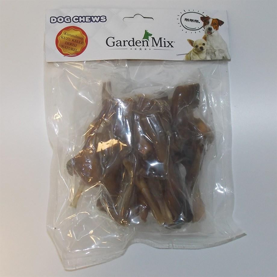 GARDEN MIX KURUTULMUŞ KUZU KELLE DERİ NATUREL100 G