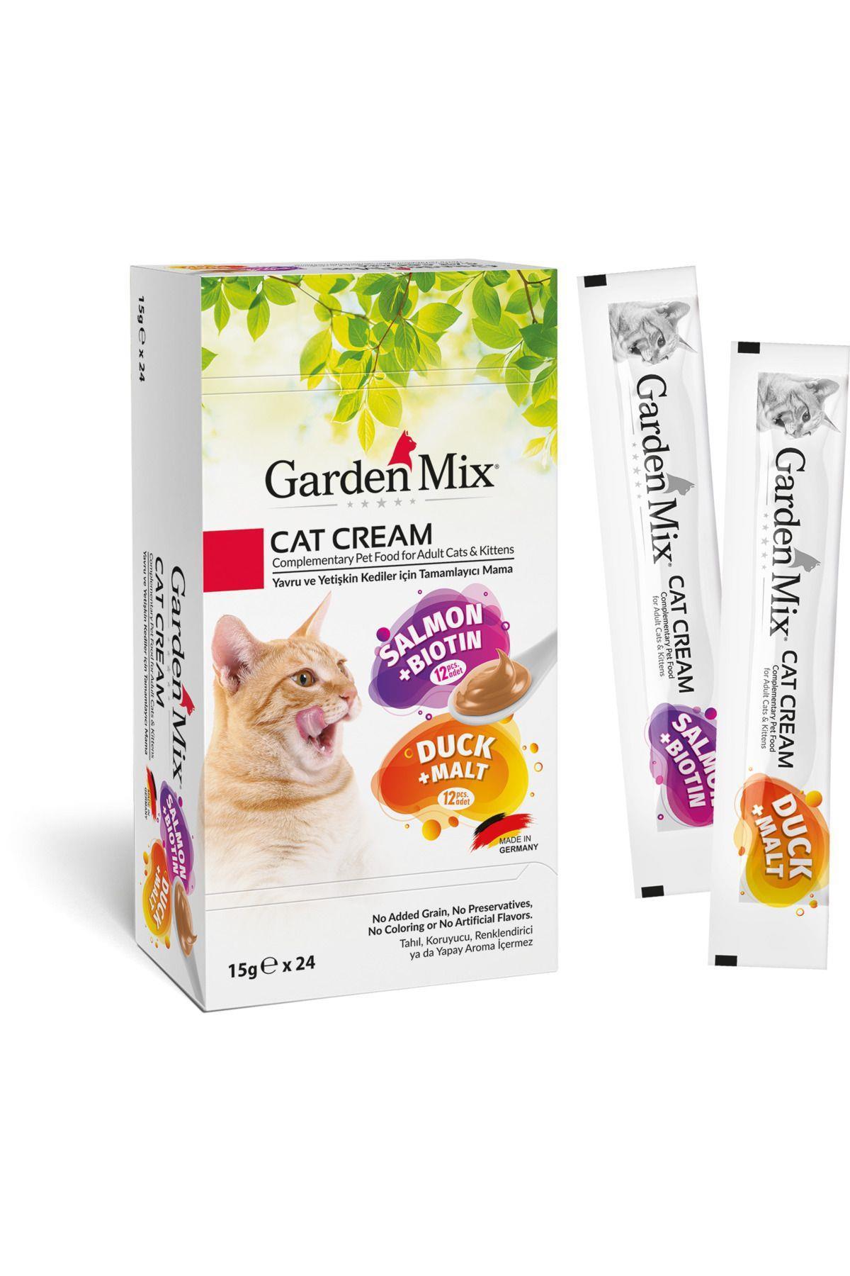 Garden Mıx Kedi Kreması Xxl Somon+ördek 15grx24