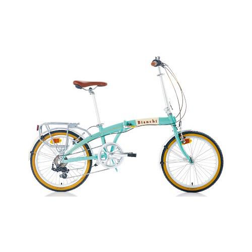 BIANCHI FOLDING VINTAGE KATLANIR BİSİKLET 285H 20 JANT 7 VİTES CELESTE-KREM