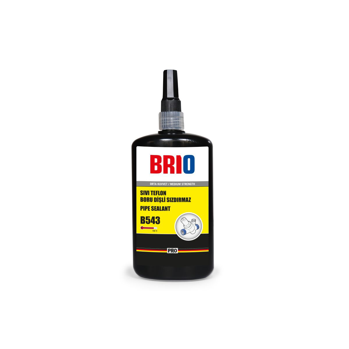 Brio Sıvı Teflon Boru Dişli Sızdırmaz 250 Ml