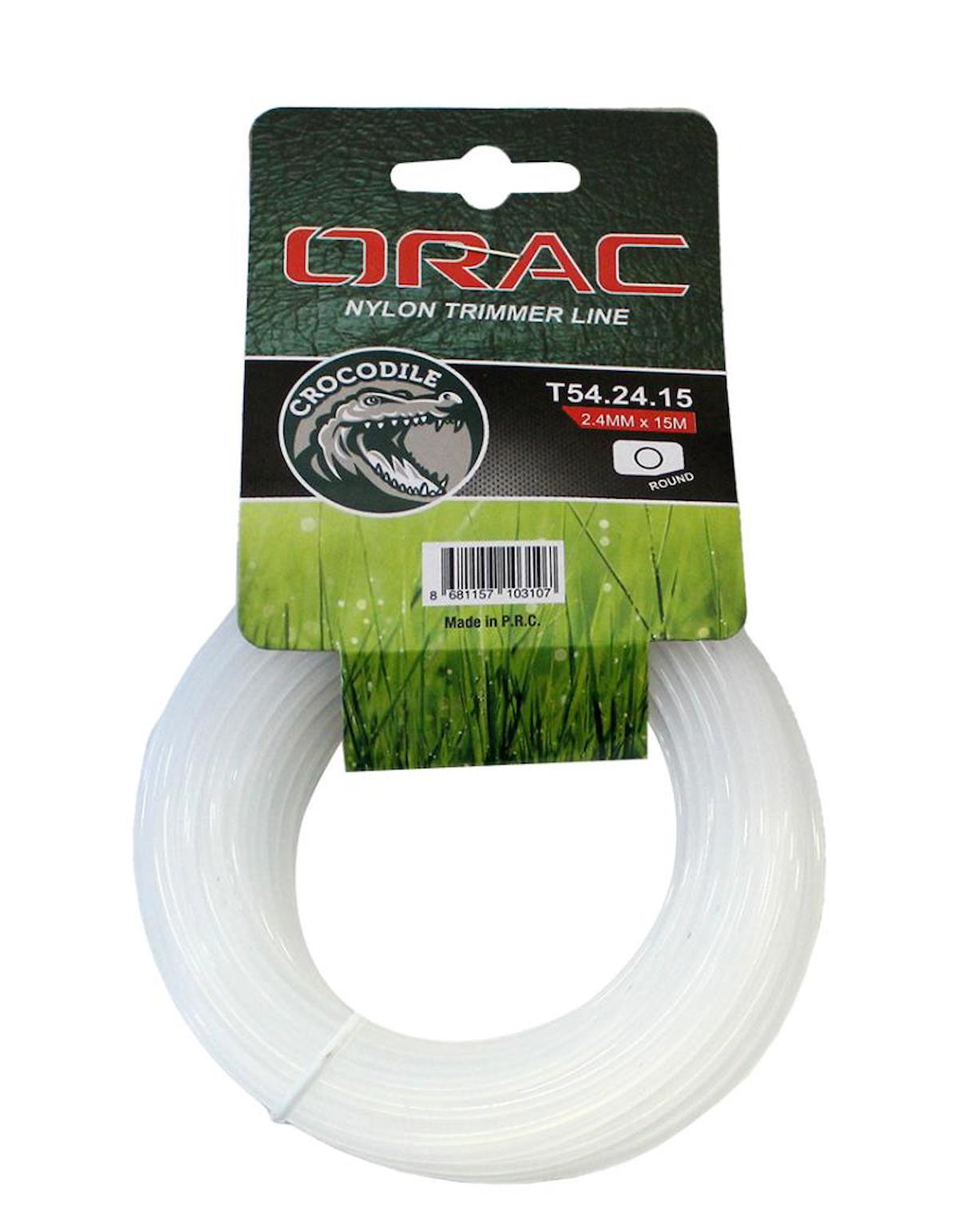 Orac Misina Yuvarlak 2.4mm 15 m Crocodile Beyaz