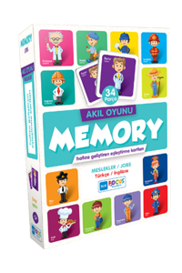 Memory - Meslekler 34 Parça Blue Focus Games