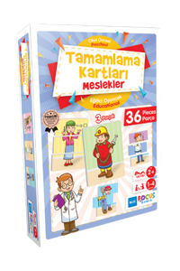 Tamamlama Kartları - Meslekler Tamamlama Kartları Blue Focus Games