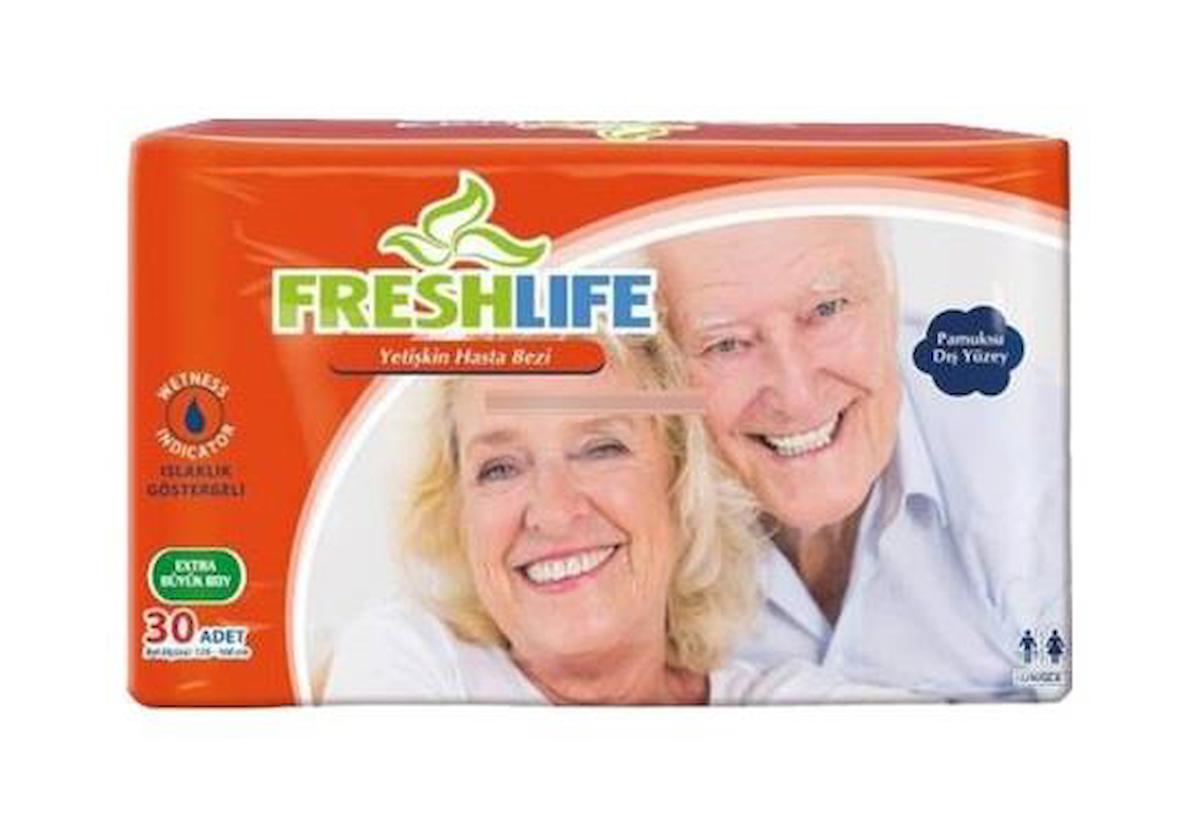 Freshlife Bel Bantlı Ekstra Large Büyük XL Hasta Bezi 30 Adet 