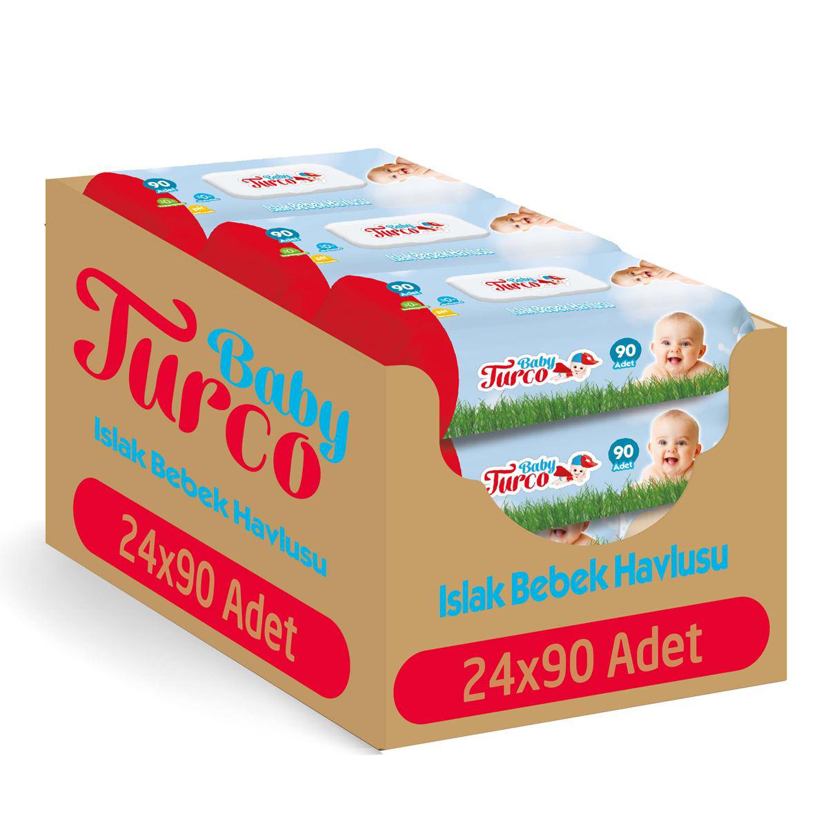 Baby Turco Islak Havlu 24x90 (2160 Yaprak)