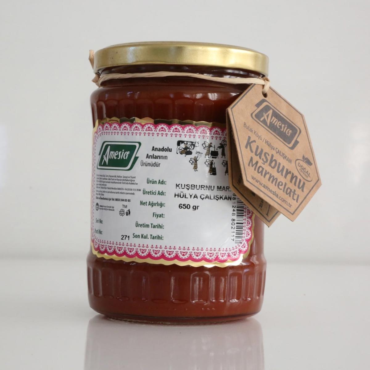 KUŞBURNU MARMELATI 650 G.