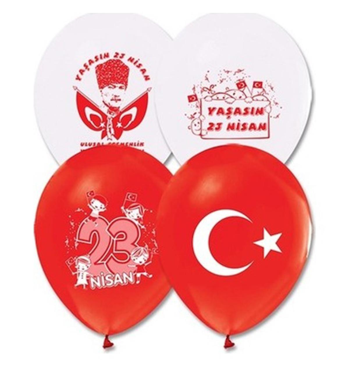 Party Marty 23 Nisan Baskılı Balon 100Lü