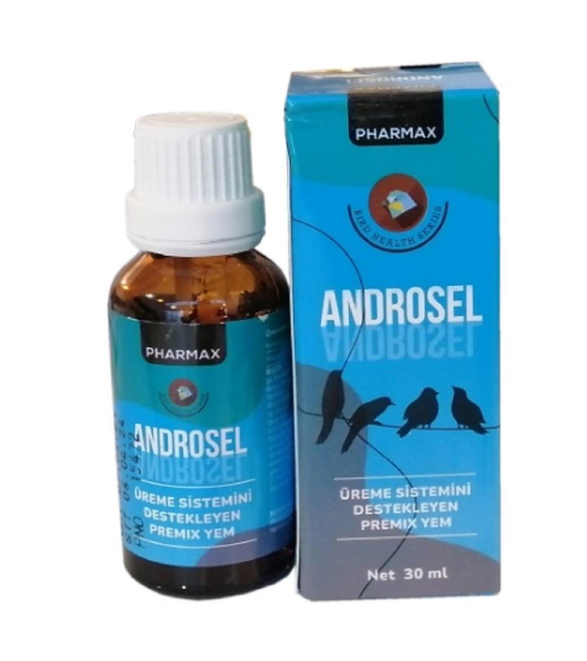 Pharmax Androsel Kuşlar İçin Üreme Sistemi Düzenleyici 30 ml