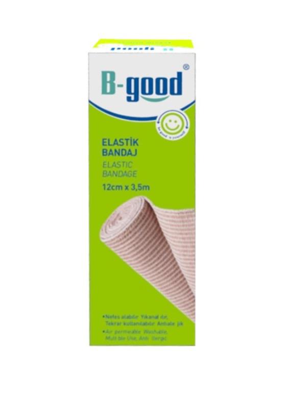 B-Good Elastik Bandaj 12Cm X 3,5 M(Gerilmiş)