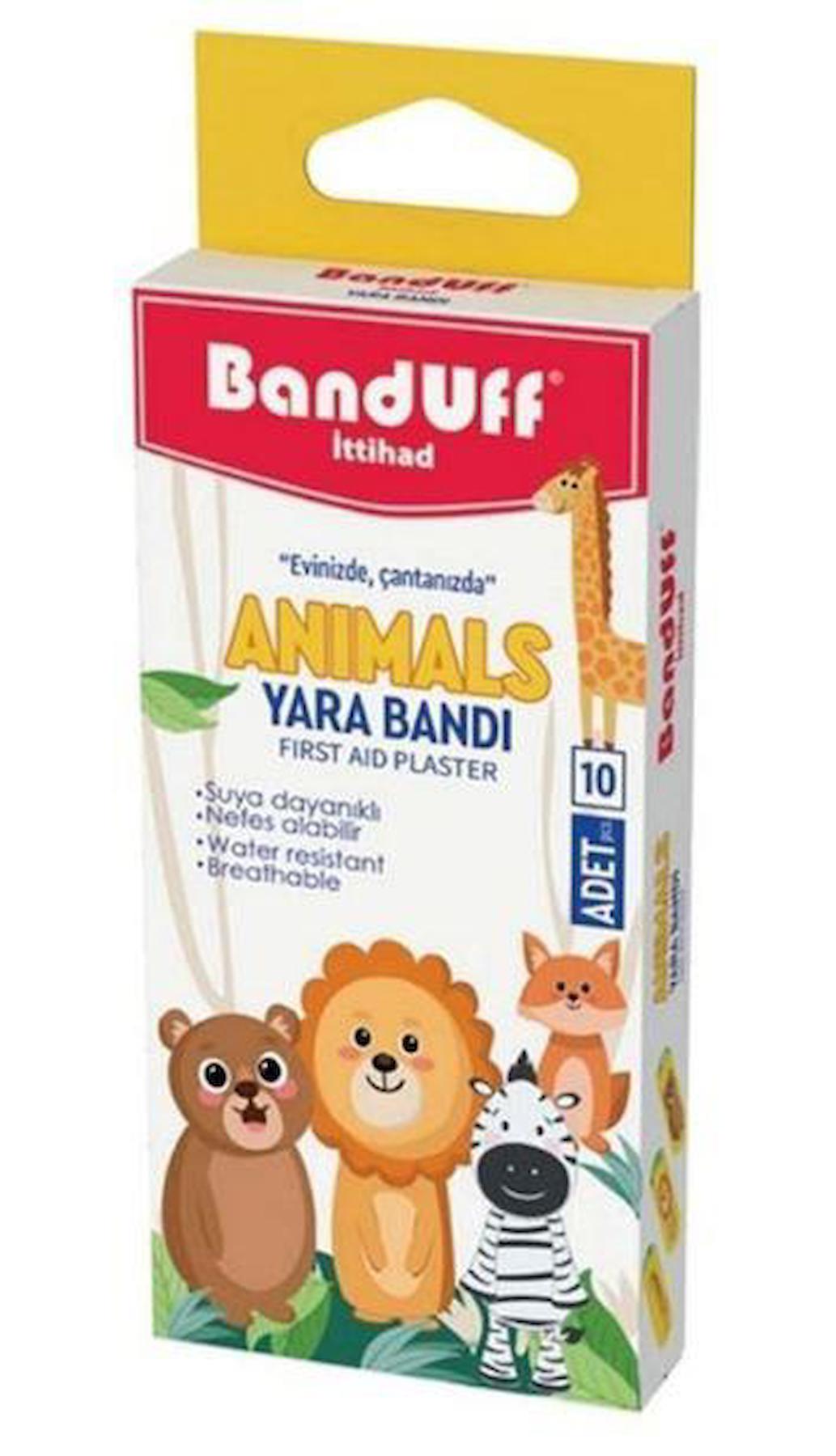 Banduff Yara Bandı Hayvanlı 10'lu