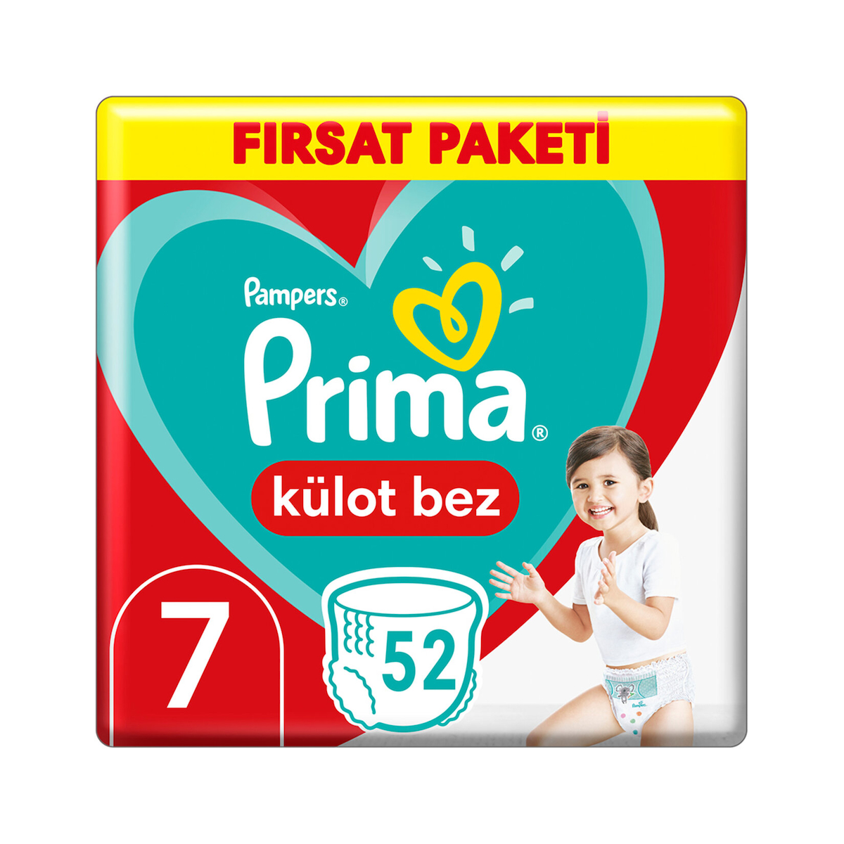 Prima Külot Bez Fırsat Paketi 7 Beden 52 Adet