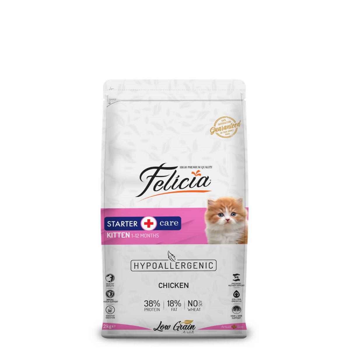 Felicia Tavuklu ve Hamsili Yavru Kedi Maması 2 kg